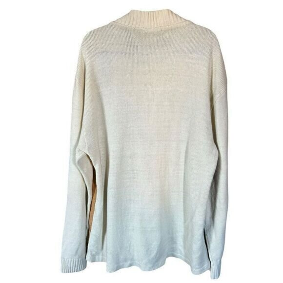 Godbody Sweater Mens X-Large Suede Patchwork Knit Baggy Pullover Y2K Street Wear - Picture 3 of 8